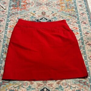 Charter Club Vibrant Red Mini Skirt
